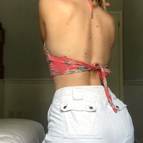 Coral Halter Top - Picture 2 of 4